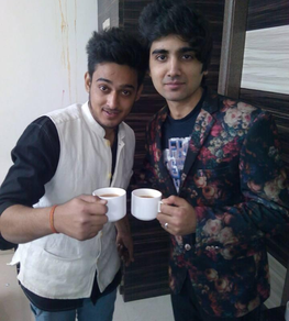 Me with mj shraey bhai-Manish Soni